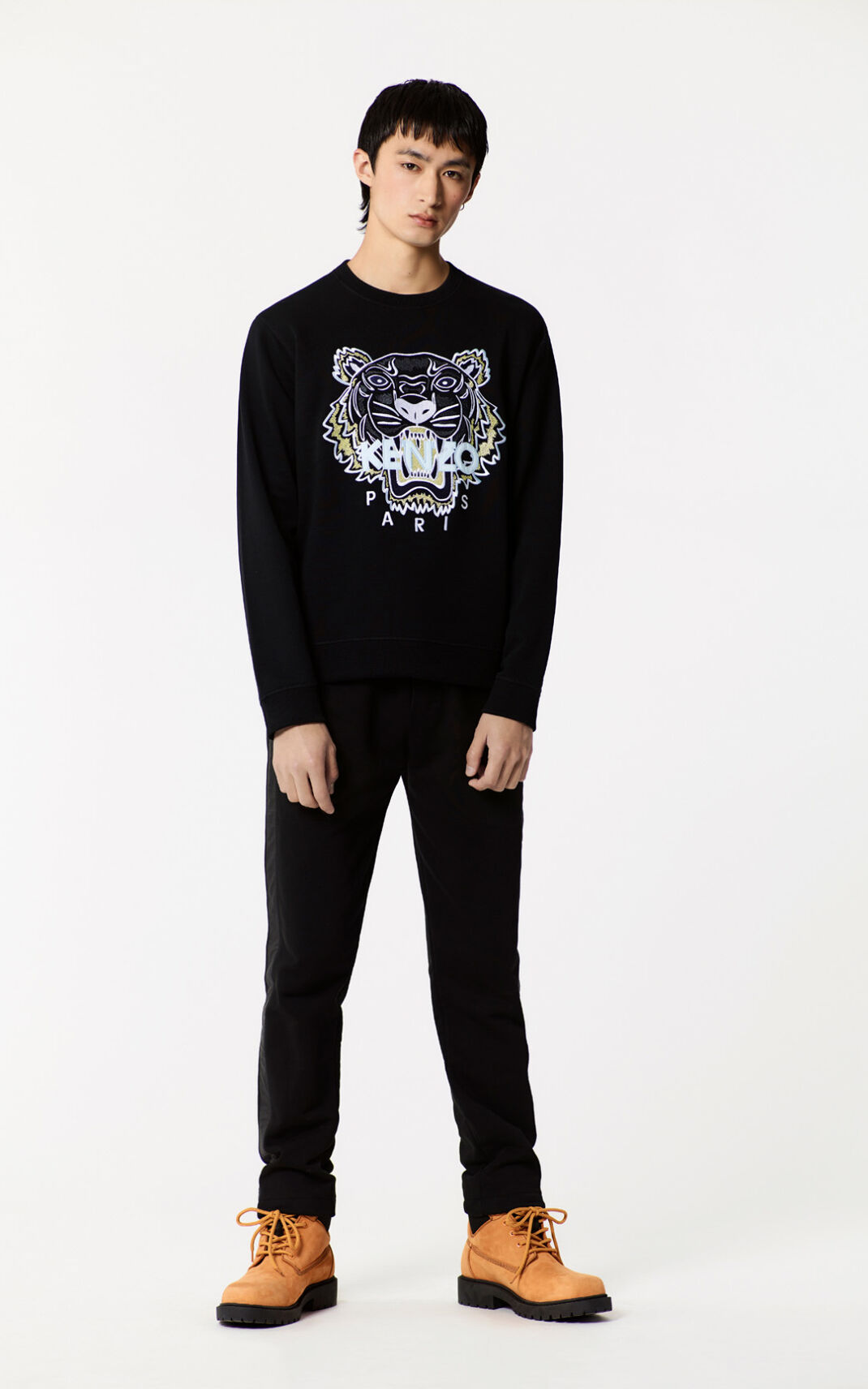 Sweat Kenzo Tiger Homme Noir | SOXA-15046